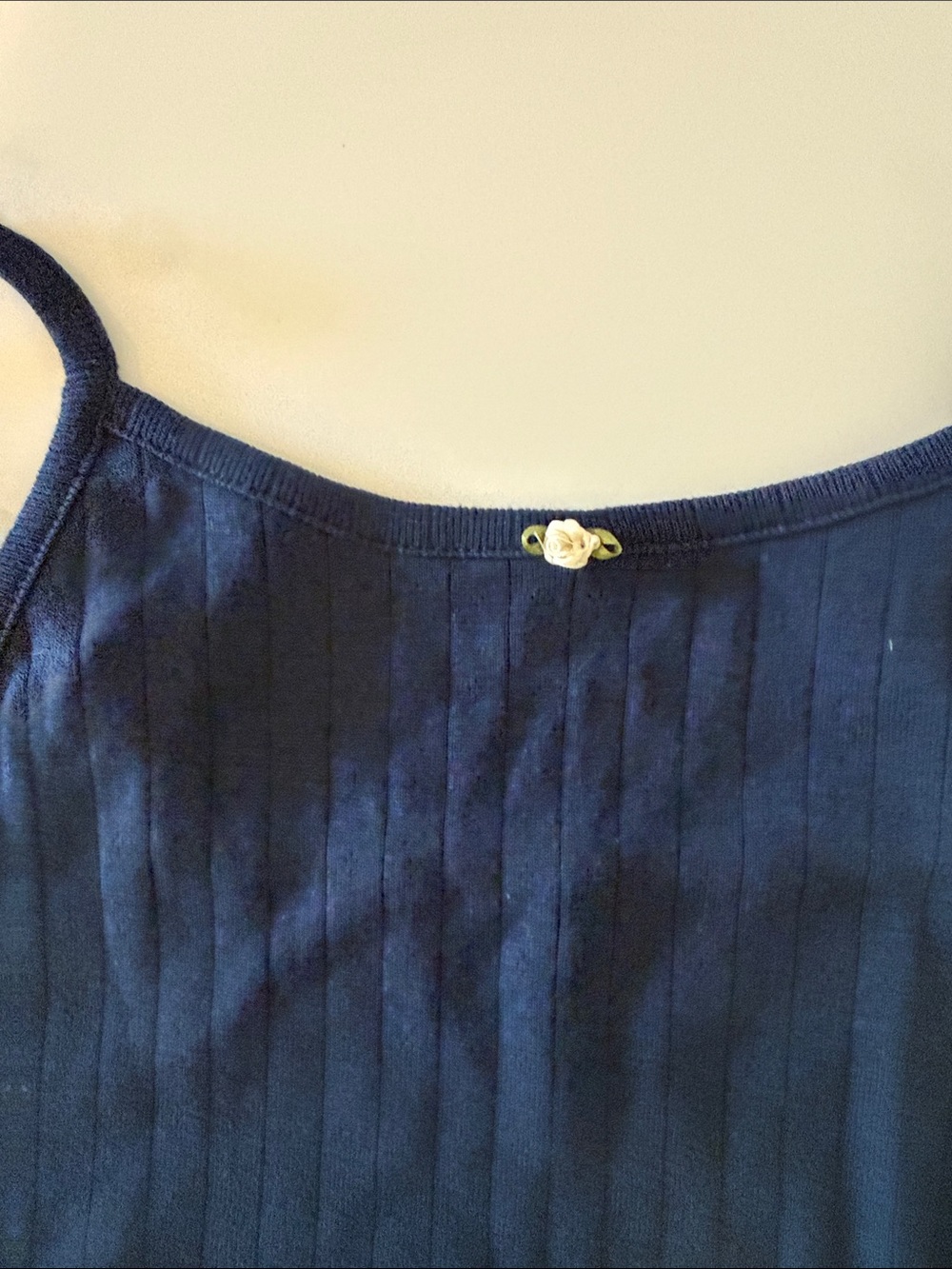 Target Navy Ribbed Camisole Tank Top - Picture 4 of 4